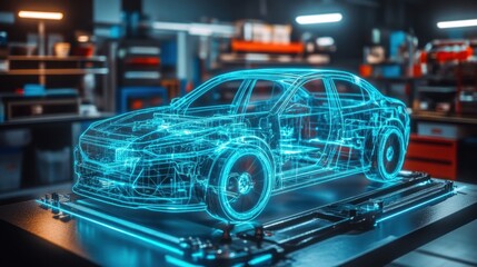 Futuristic EV Technology in Automotive Industry