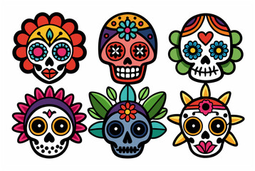 Celebrate Day of the Dead with colorful sugar skull art