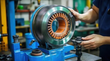 Essential tools and materials for motor winding replacement.