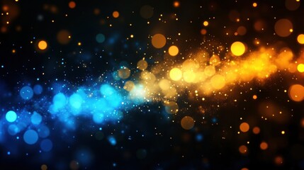 Fototapeta premium A captivating display of colorful sparks that illuminate the darkness.