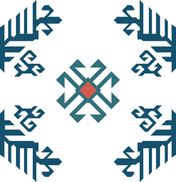 Azerbaijani carpet ornaments vector, Karabakh, Fuzuli carpets ornaments. Collection of seamless patterns with traditional ornaments. Vector illustration.