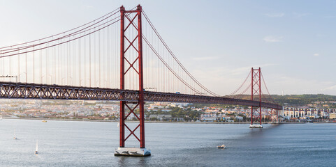 Ponte 25 de Abril, Tejo, Lissabon, Portugal