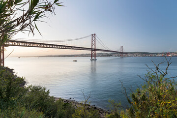 Ponte 25 de Abril, Tejo, Lissabon, Portugal