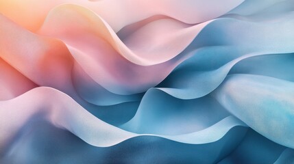 Abstract pattern intertwined with flowing lines and soft pastel colors.
