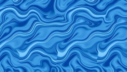 Obraz premium Abstract Blue Swirling Wave Pattern Design