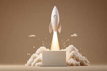 Abstract Rocket Launching from a Laptop