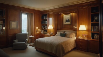 Luxurious Wooden Bedroom Interior Design