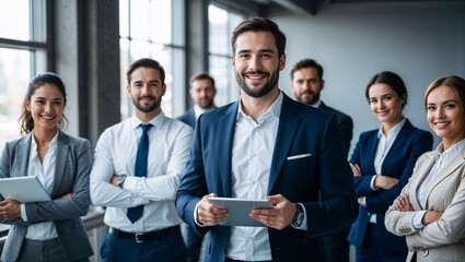 Businessman Ready to Start a Business, Confidently Preparing for Competition and Embracing New Entrepreneurial Challenges for Success