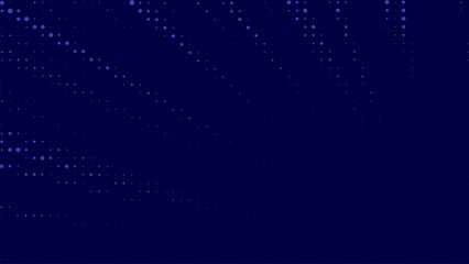 Obraz premium Halftone Dots pattern. motion speed line Halftone on Dark Background Minimalist Retro comic gradient grunge texture background. Vector