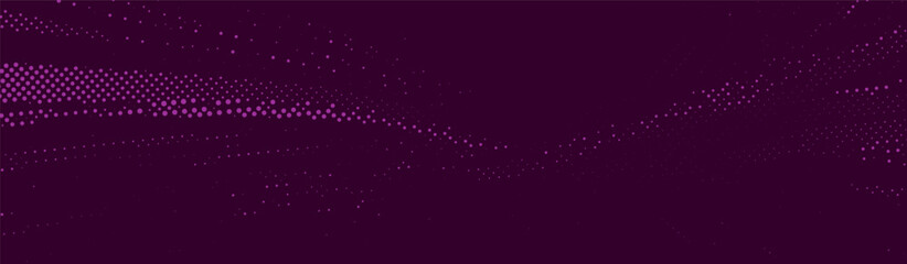 Halftone Dots pattern. motion speed line Halftone on Dark Background Minimalist Retro comic gradient grunge texture background. Vector