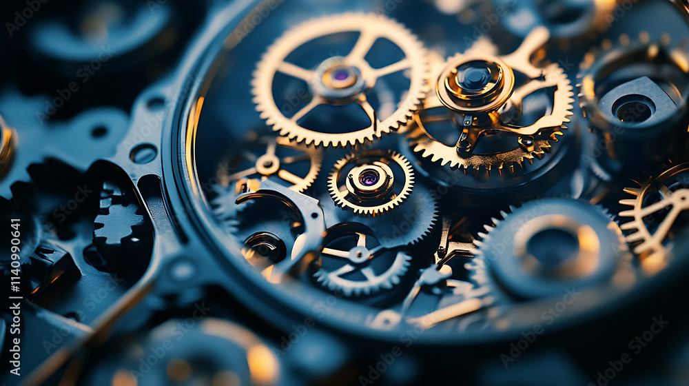 Poster watch dial screen technology background used as a time indicator and time measure, geometric shapes 