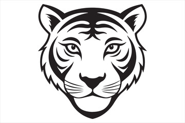 Obraz premium Illustration of a tiger head