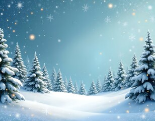 Christmas card with space for wishes