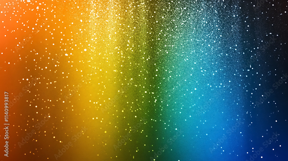 Poster white green blue orange yellow, grainy noise grungy empty space or spray texture, a rough abstract r