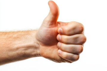 a man's hand with a thumb on it