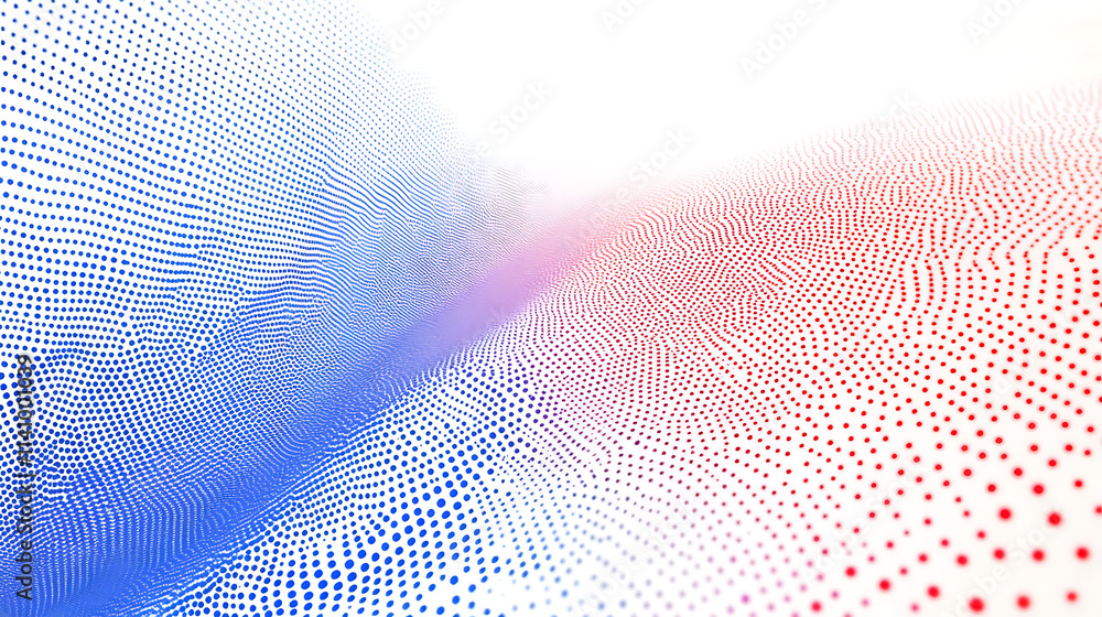 Poster abstract blue technology background with binary code 1 and 0
