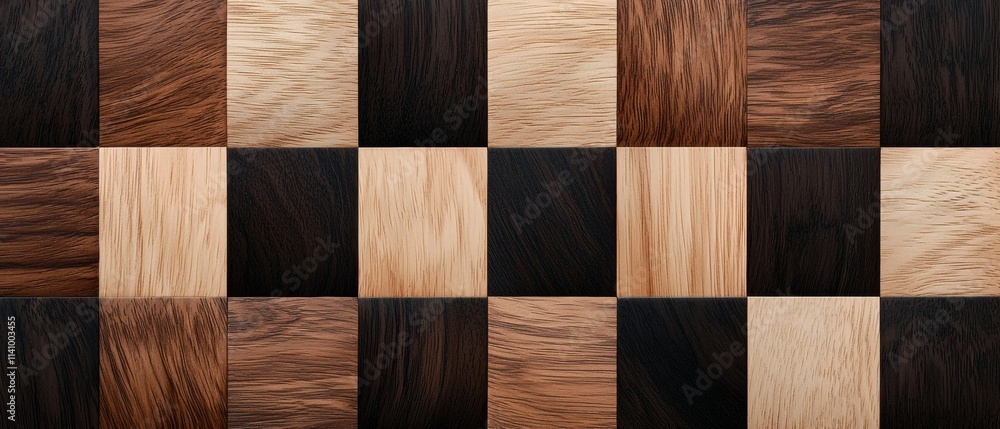 Poster grid of 16 squares arranged in a checkerboard pattern. each square is made up of different shades of