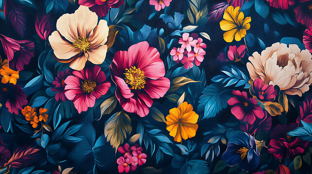Sublimation printers printing vibrant floral patterns on fabric, showcasing dtf technology for textile design