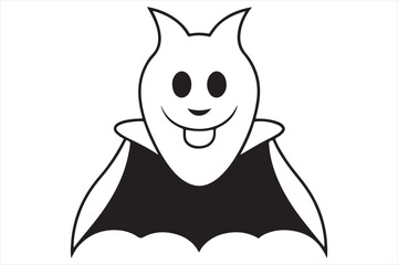 A  Halloween Black and White Silhouette