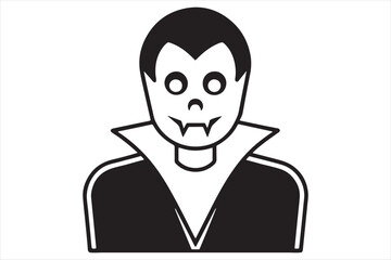 A  Halloween Black and White Silhouette