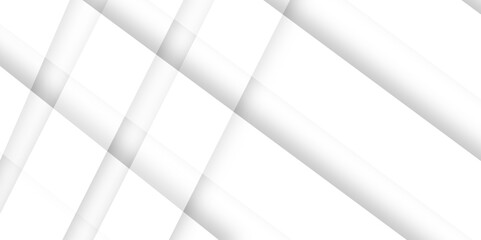 Obraz premium Abstract modern geometric diagonal lines background with grey and white square Element on light silver modern design for poster, banner, wallpaper, mockup, flyer, and report. Vector illustration.