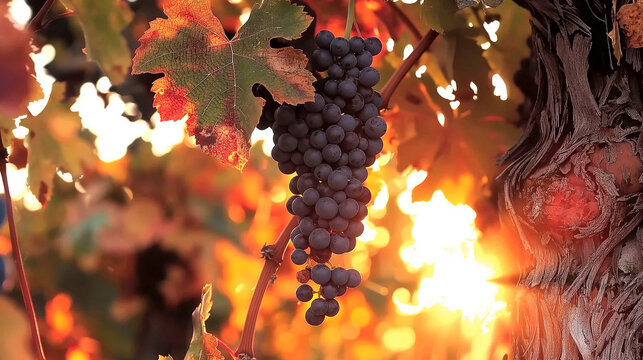 grapes in the vineyard