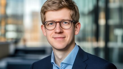 Fototapeta premium Portrait of a Young Professional Man
