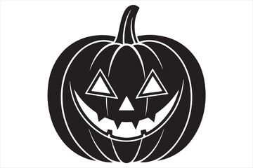 A  Halloween Black and White Silhouette