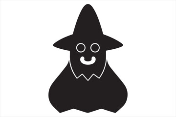 A  Halloween Black and White Silhouette