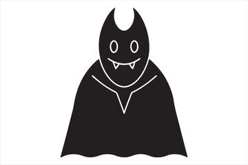 A  Halloween Black and White Silhouette