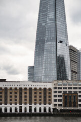 Fototapeta premium Unique London spots that shows the city daylife and glass buildings
