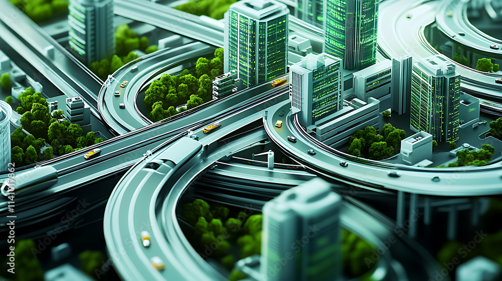 Poster Innovation that is isometric a secure wireless connection, big data connection technology, and a smart city are all interconnected, high-speed lines are also mentioned, the idea of what lies ahead