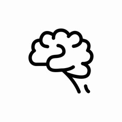 brain knowledge icon sign vector