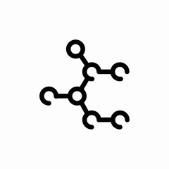 chemical compounds icon sign vector