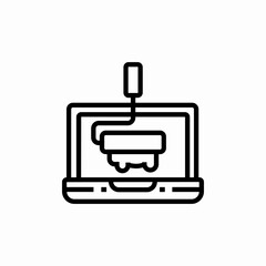 laptop design icon sign vector