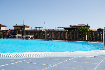 swimming pool in hotel