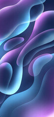 Abstract Liquid Design with Vibrant Purple and Blue Colors