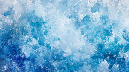 Frosty glass texture creates a captivating icy background. Generative AI