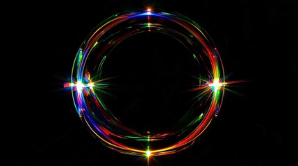 Futuristic Neon Glowing Fractal Wave Pattern Art Wallpaper