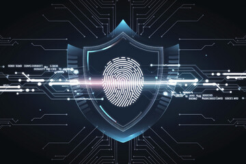 Image describing crybersecurity, firewall, threats, protection, and monitoring