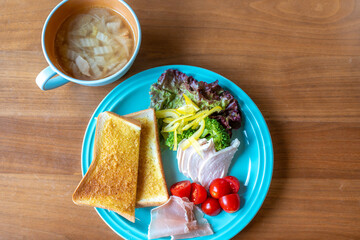 健康的なモーニング