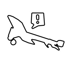 The first airplane tested its initial flight, managing to fly a distance of just 30 meters.