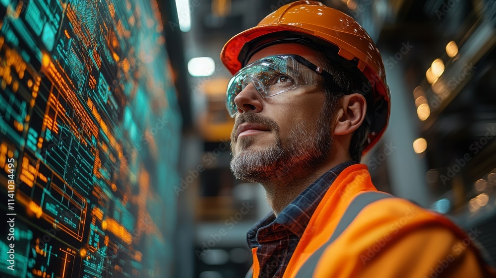 Aufkleber demonstration of edge computing technologies in a modern industrial setting