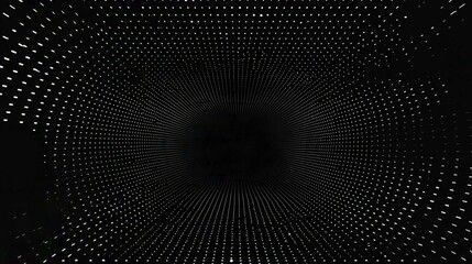 Digital Tunnel Design with Blue Binary Patterns and 3D Halftone Texture