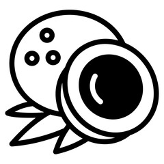 Coconut  icon vector illustration