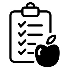 Diet plan icon