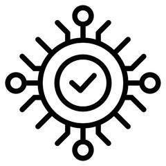 Hub network connection icon