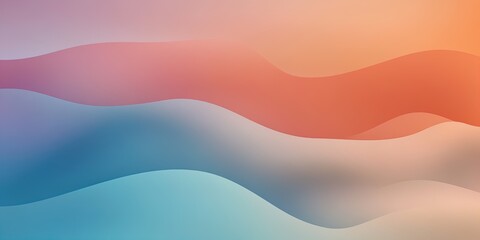 Abstract wave pattern in soft pastel colors with gradients evoking calmness and serenity