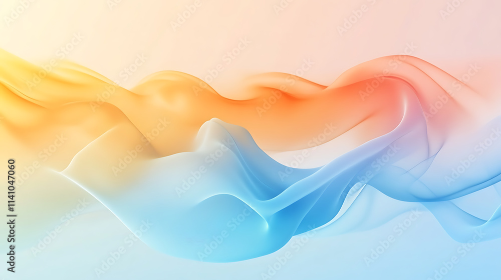 Poster Abstract blue technology background with binary code 1 and 0