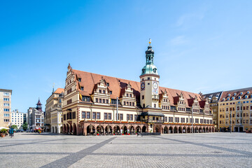 Altes Rathaus, Leipzig, Sachsen, Deutschland 